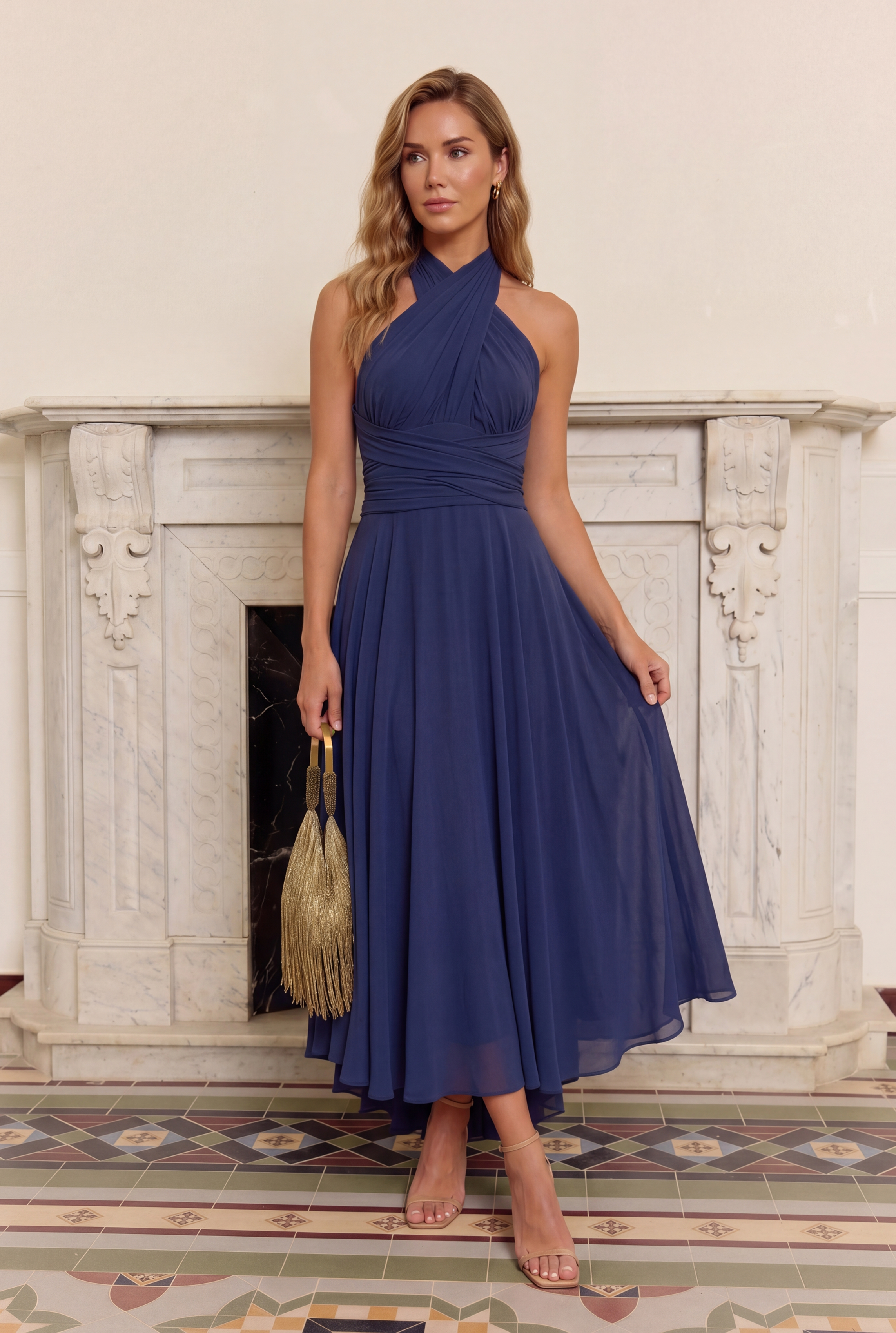 The Murano | Navy blue dress