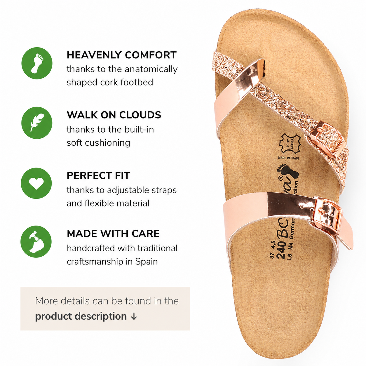 Portofino | Mirror Sandals