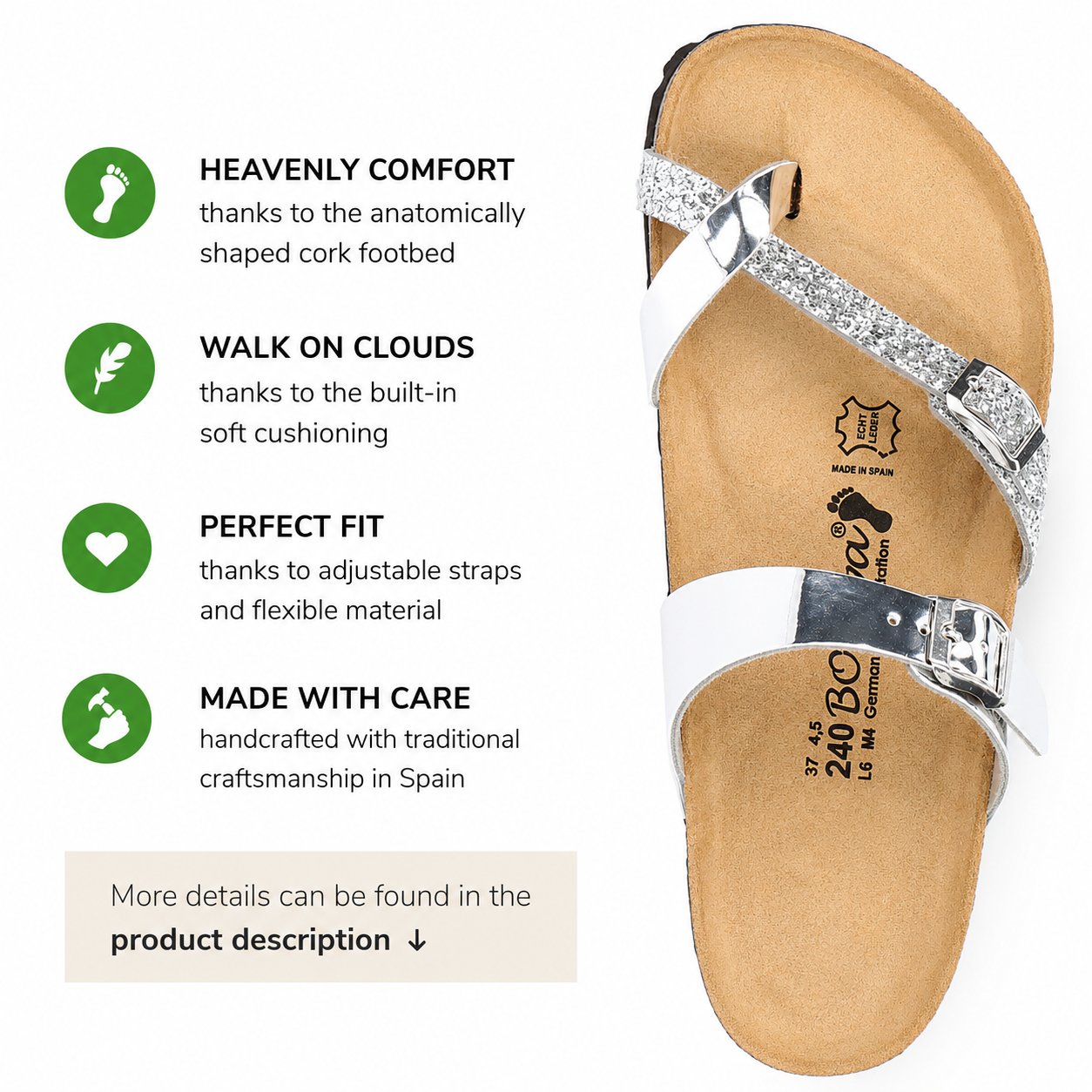 Portofino | Mirror Sandals
