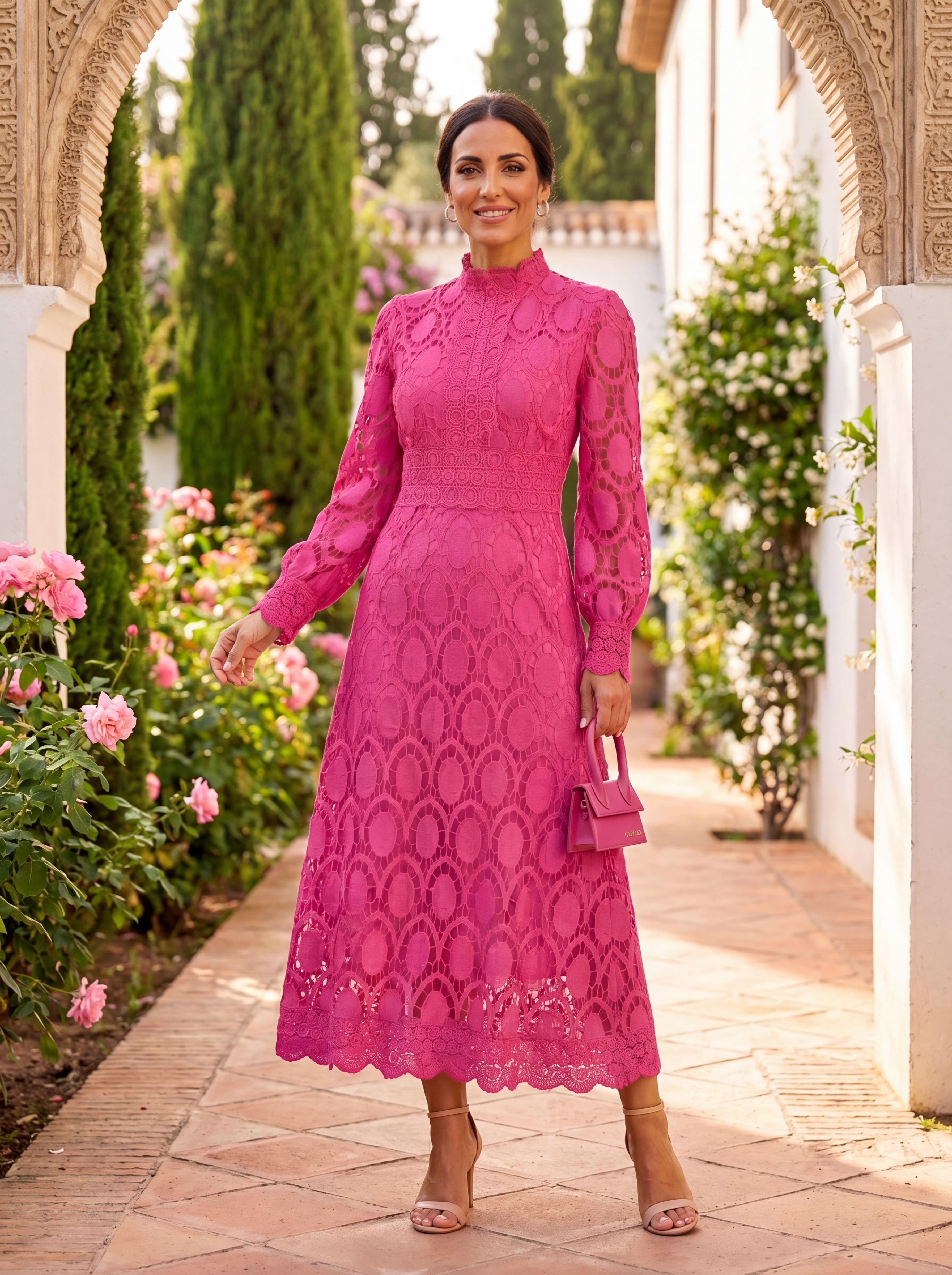 Carmona | Floral Lace Spring Dress