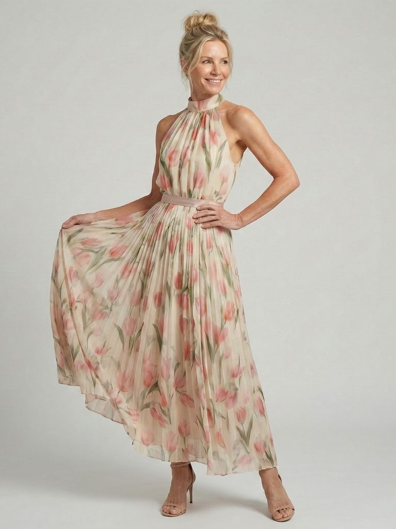 Aurelle | Floral Midi Dress