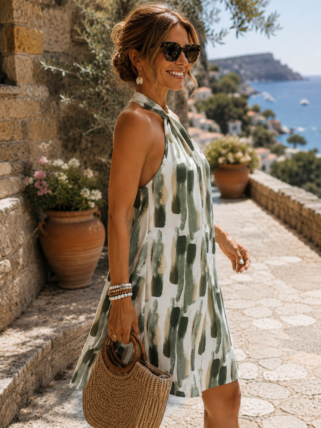 Riley | Halter Neck Mini Dress