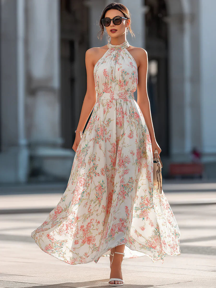 Madison | Halter Neck Maxi Dress