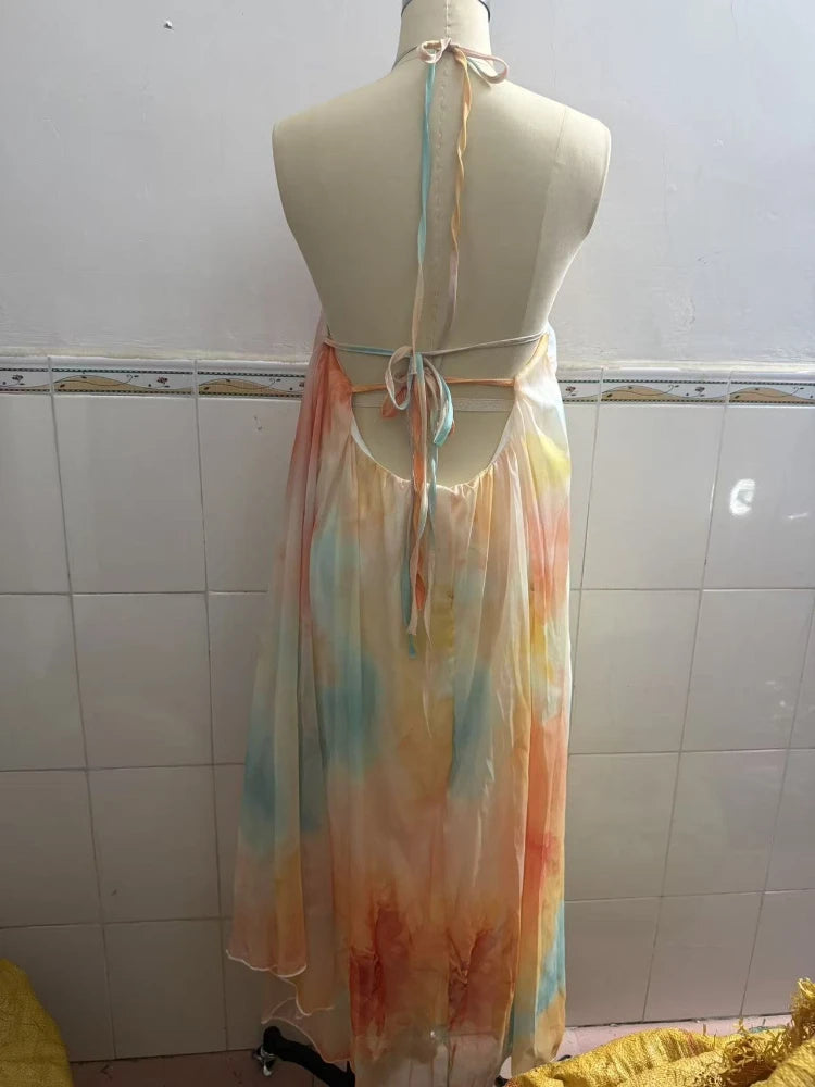 Grace | Halter Neck Maxi Dress