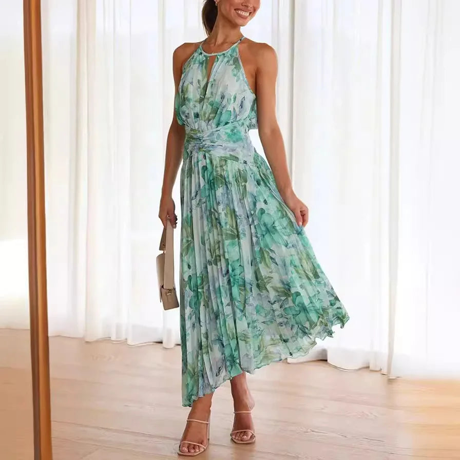 Hannah | Halter Neck Maxi Dress