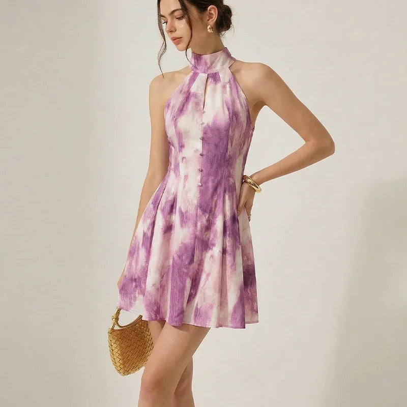 Piper | Halter Neck Mini Dress
