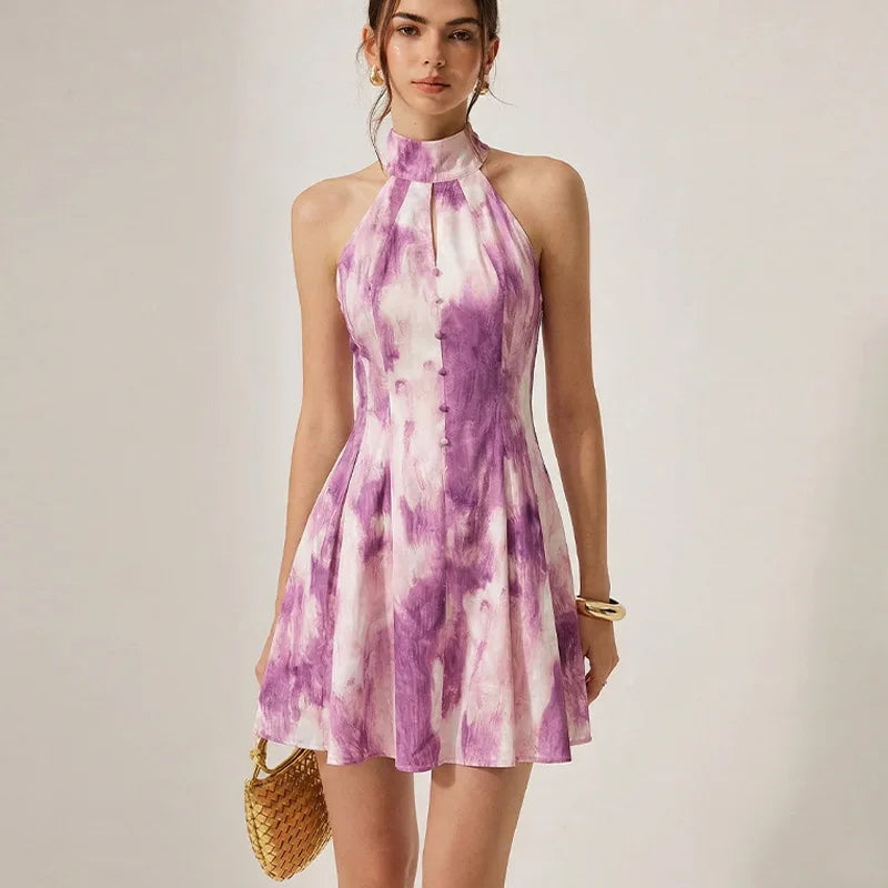 Piper | Halter Neck Mini Dress