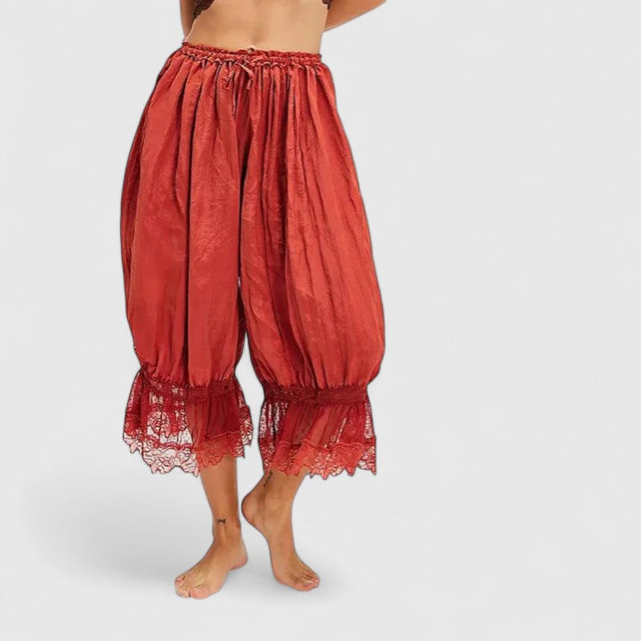Lenoire Patchwork Lace Trousers