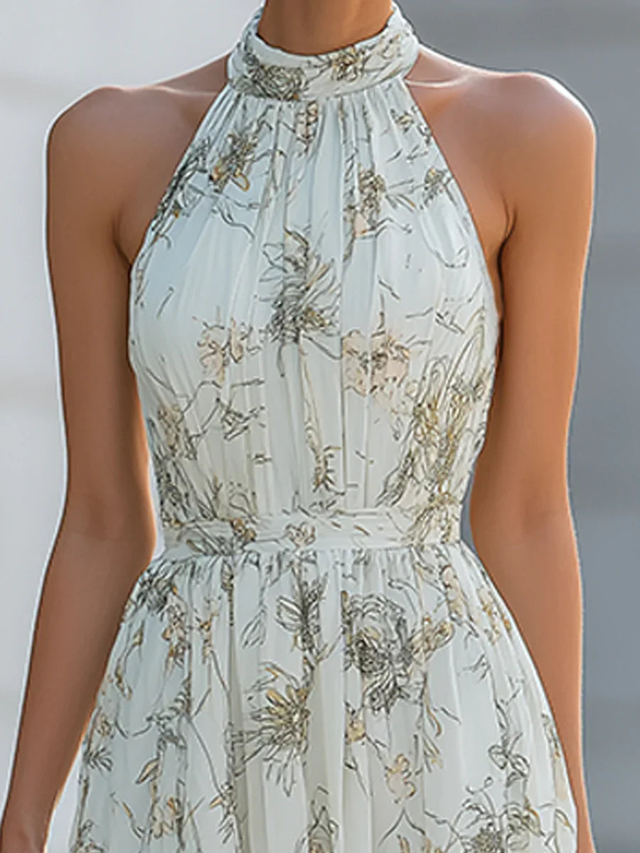 Madison | Halter Neck Maxi Dress
