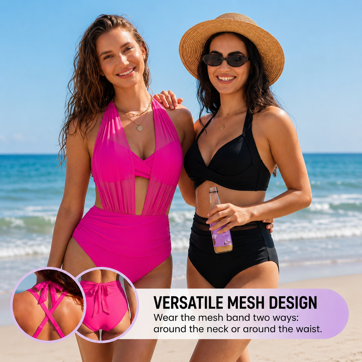 Sabine | 2-in-1 High-Waisted Tummy Control Bikini