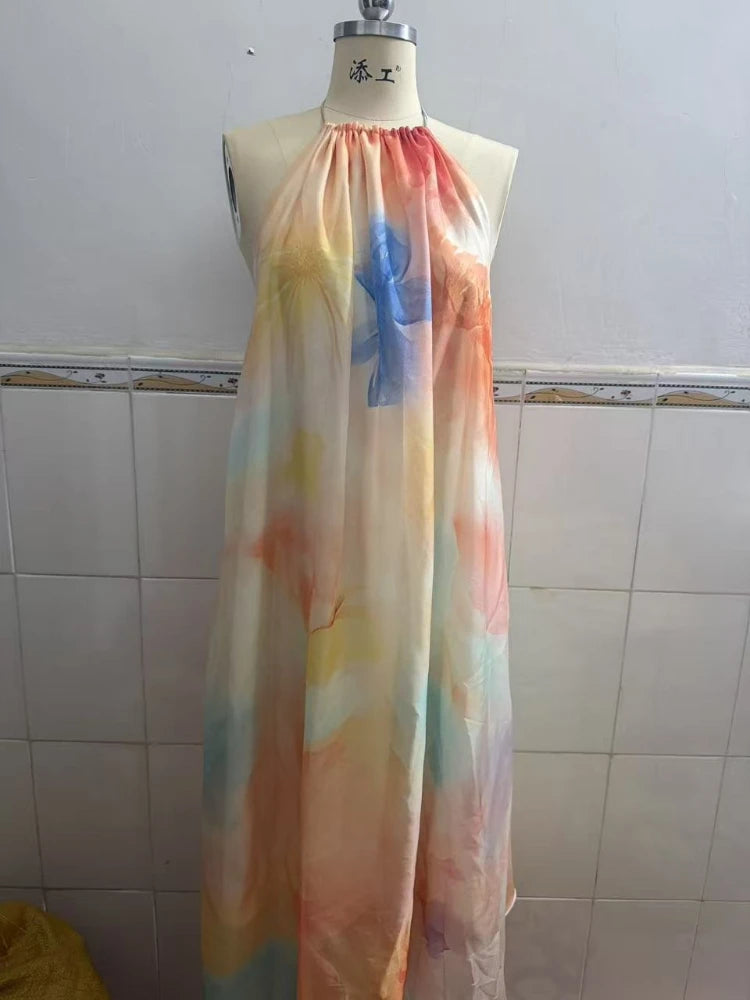 Grace | Halter Neck Maxi Dress