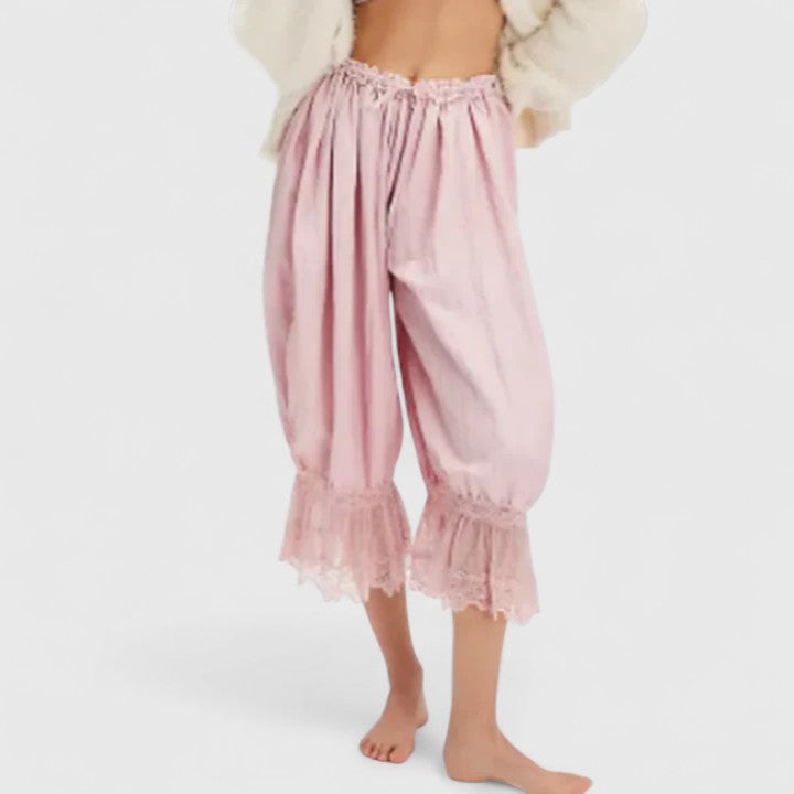 Lenoire Patchwork Lace Trousers