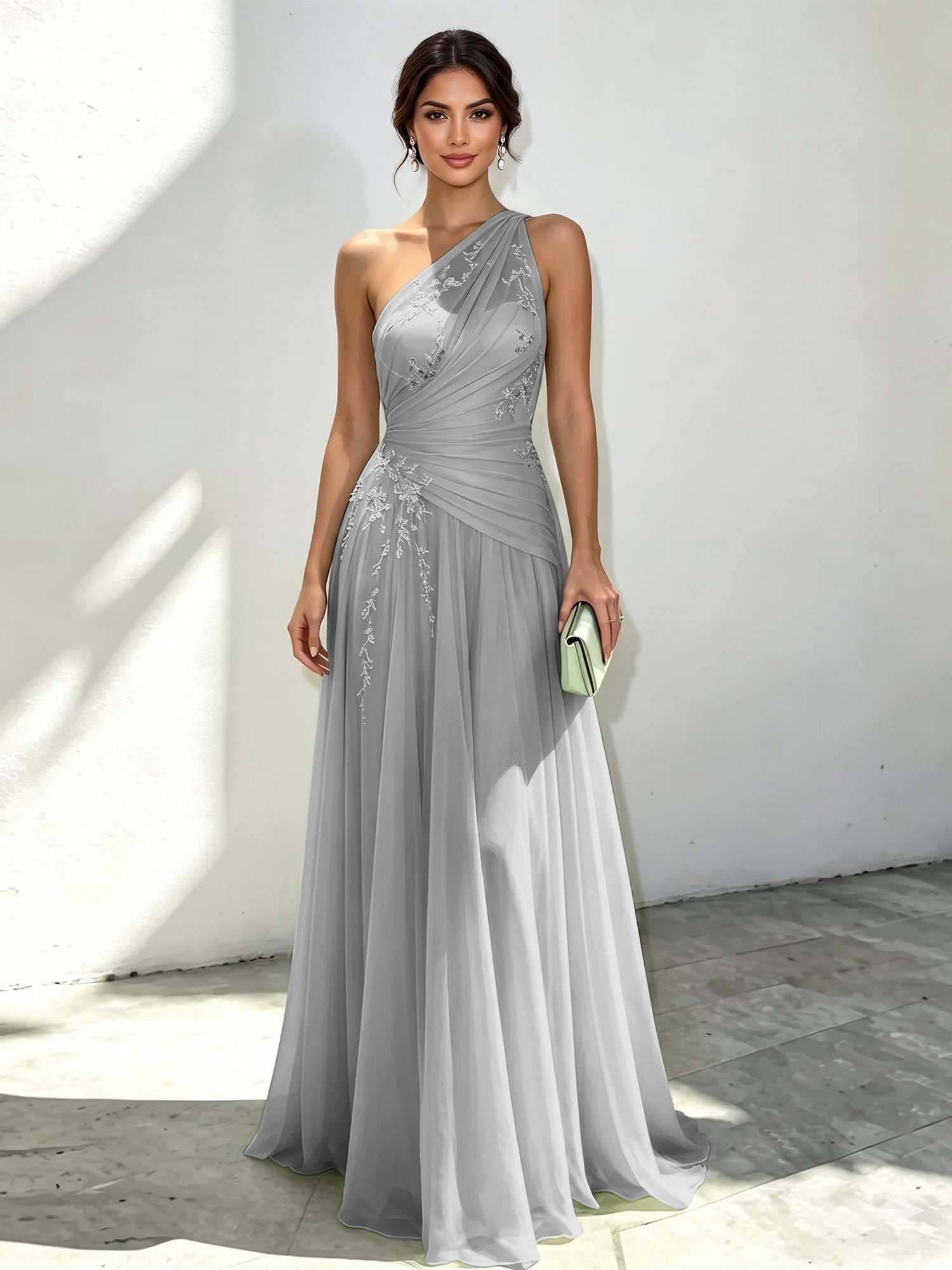 Sophia | One Shoulder Maxi Dress
