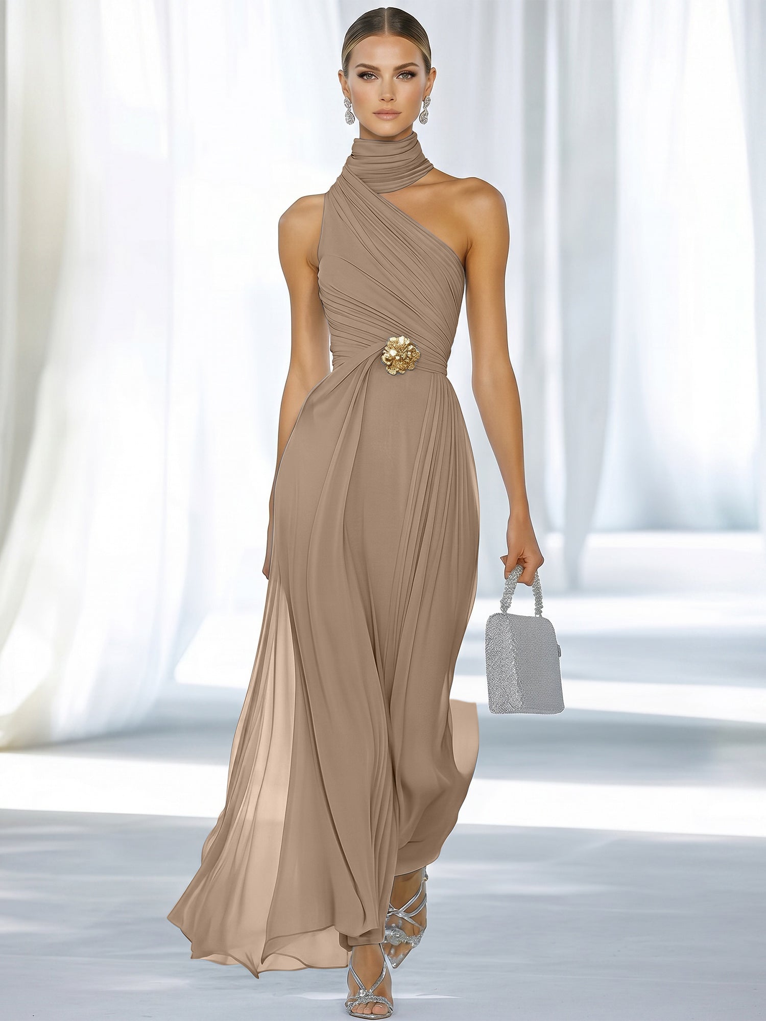 Angela | Chiffon Maxi Dress