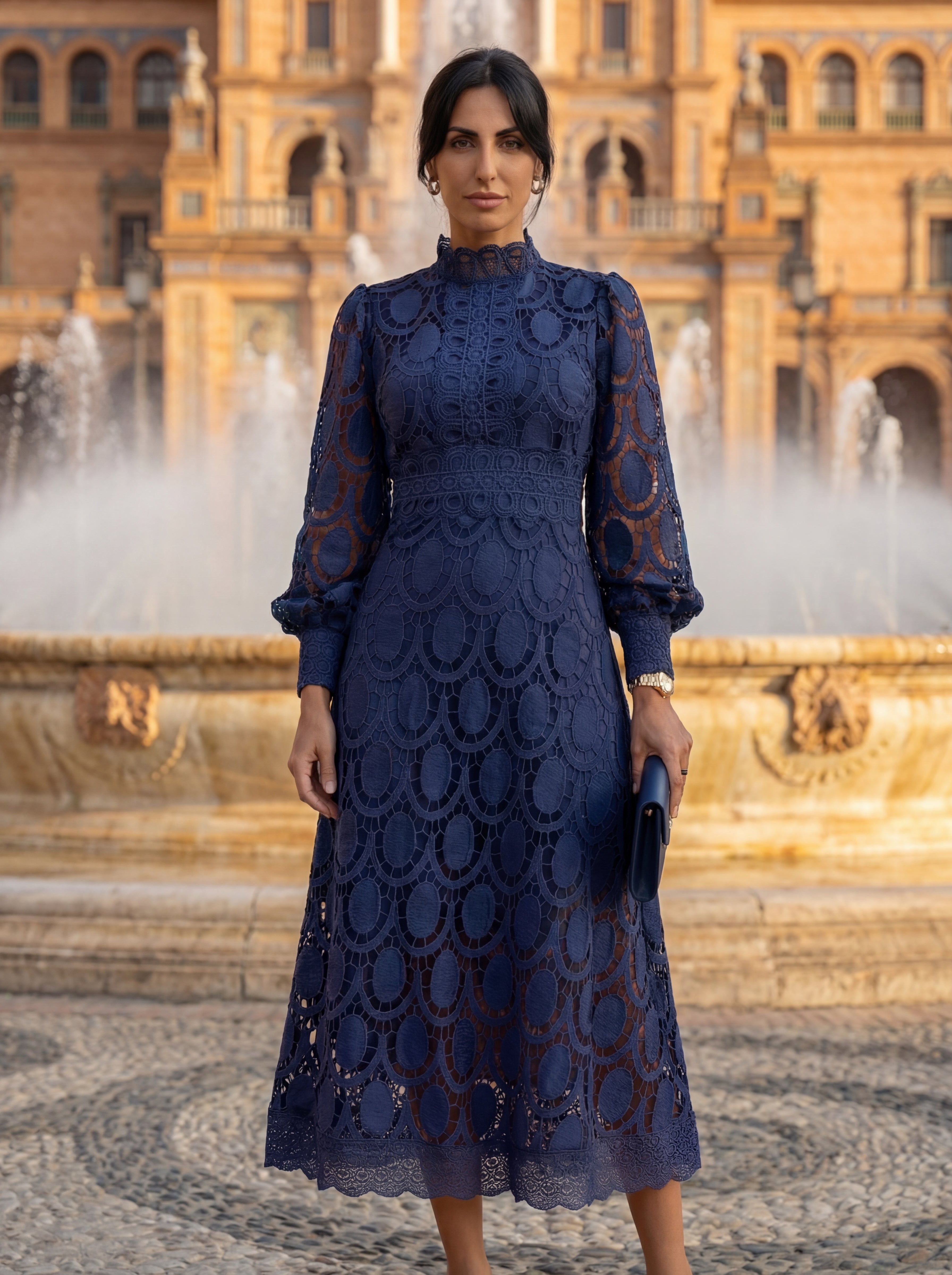 Carmona | Floral Lace Spring Dress