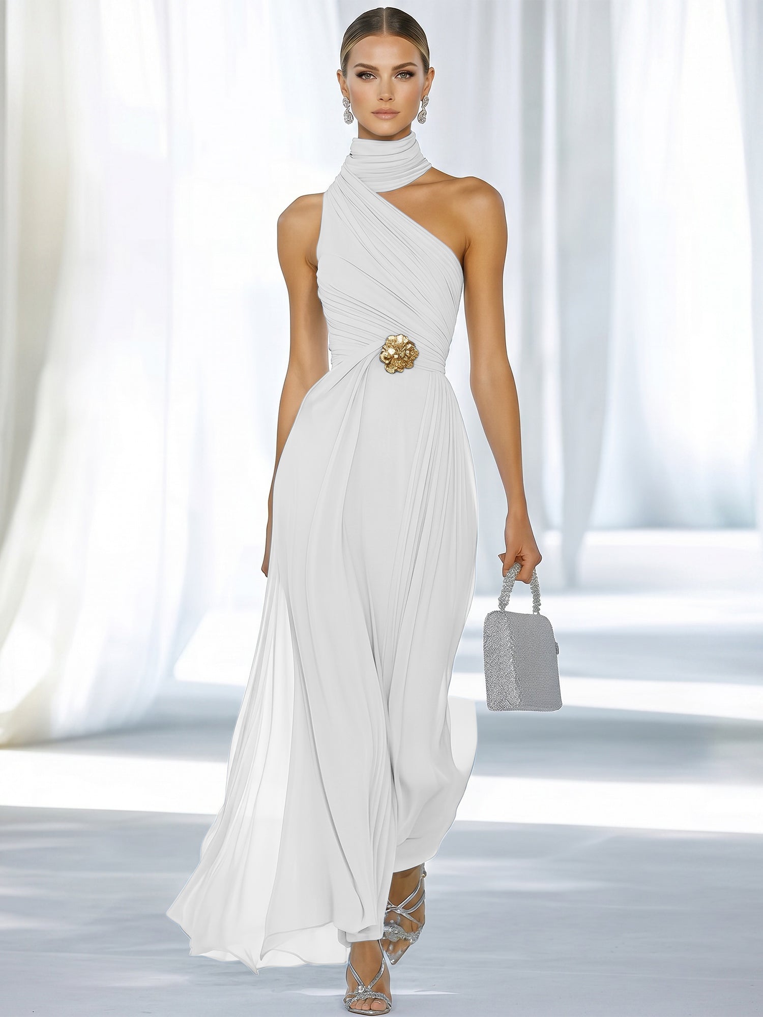 Angela | Chiffon Maxi Dress