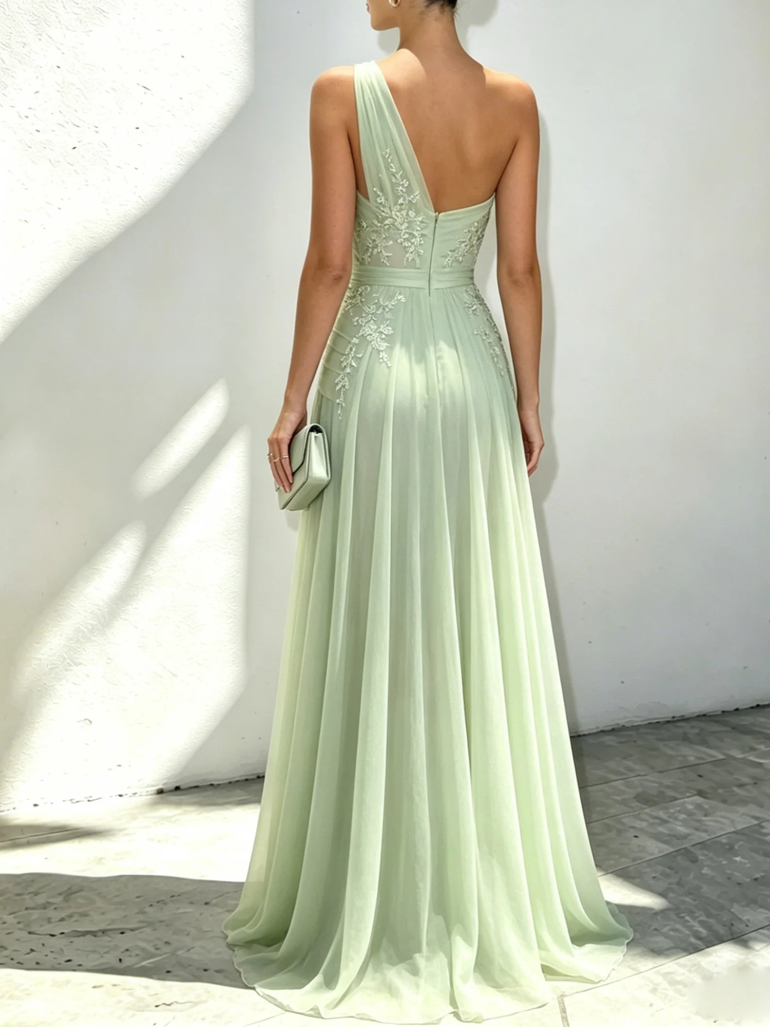 Sophia | One Shoulder Maxi Dress