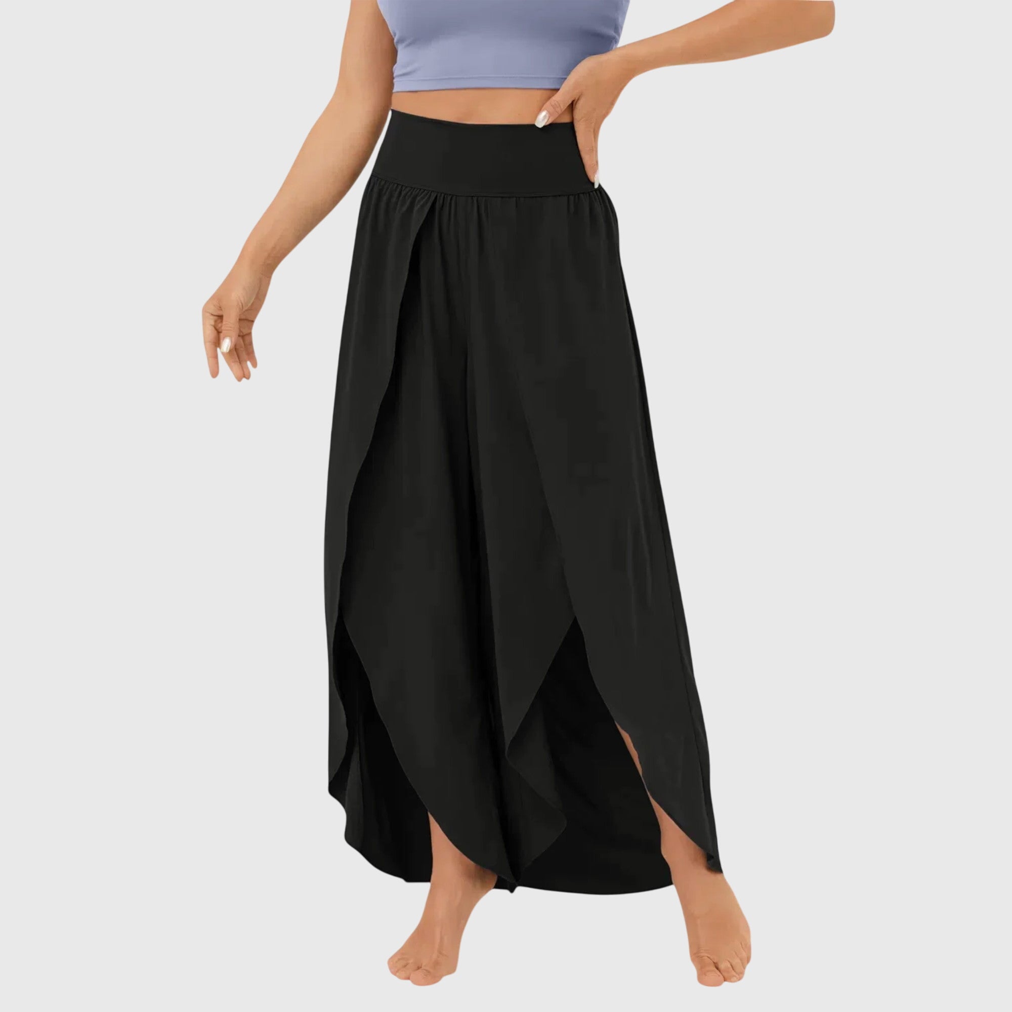 Vianna Flared Shorts-Lined Trousers