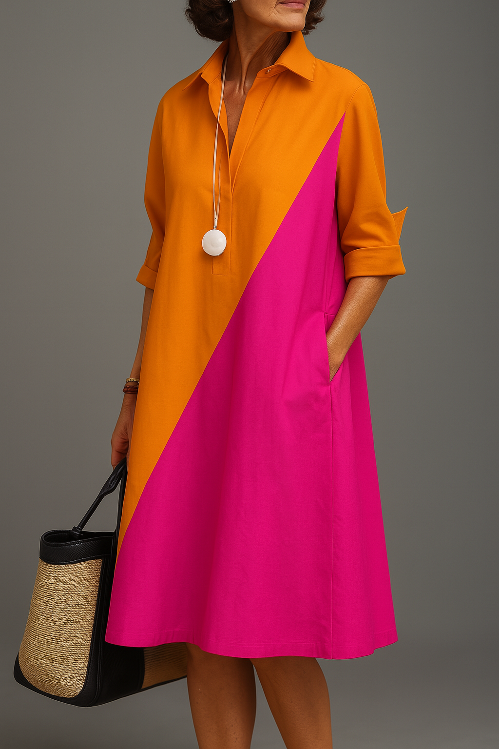 Kayla | Sophisticated Midi Dress with Elegant Design