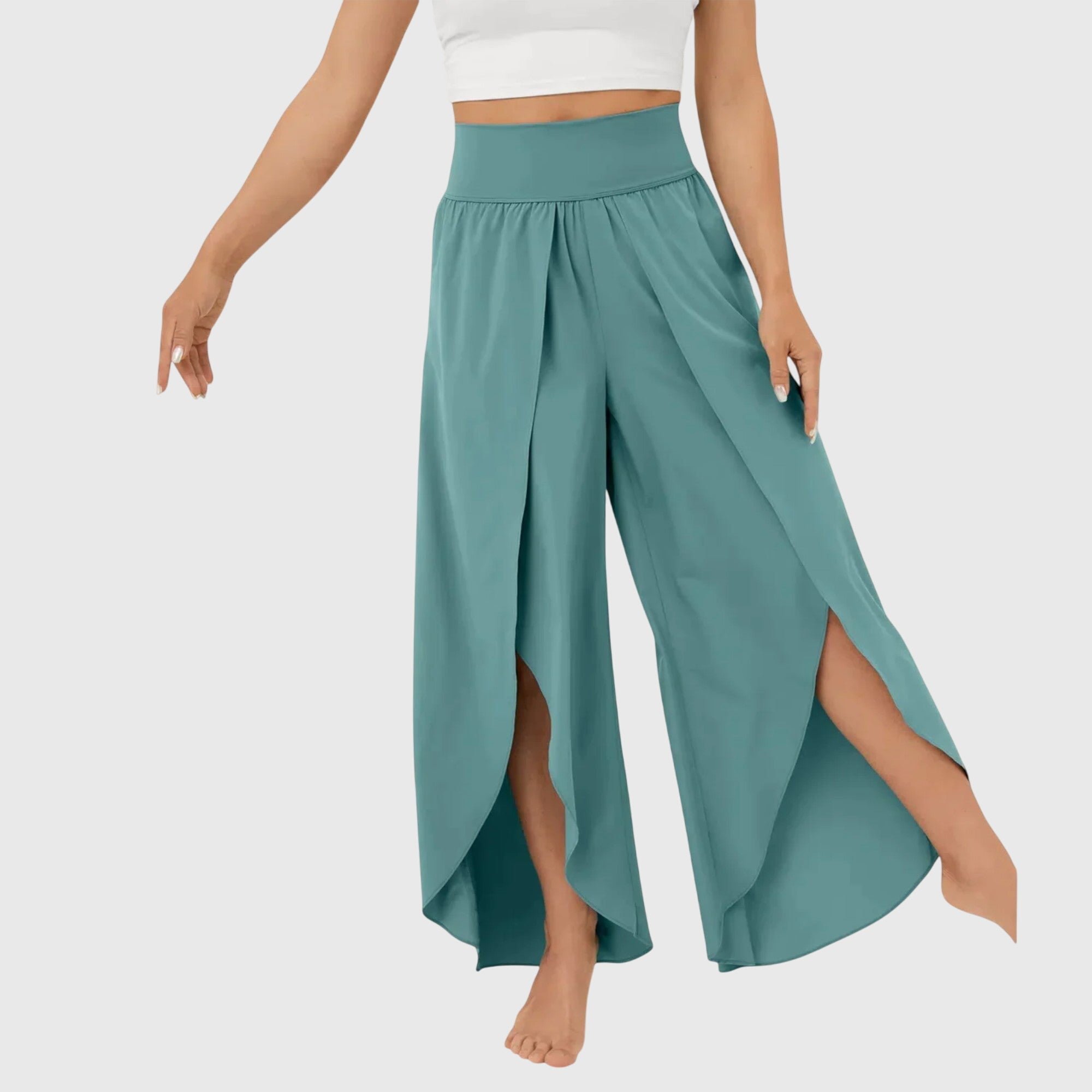 Vianna Flared Shorts-Lined Trousers