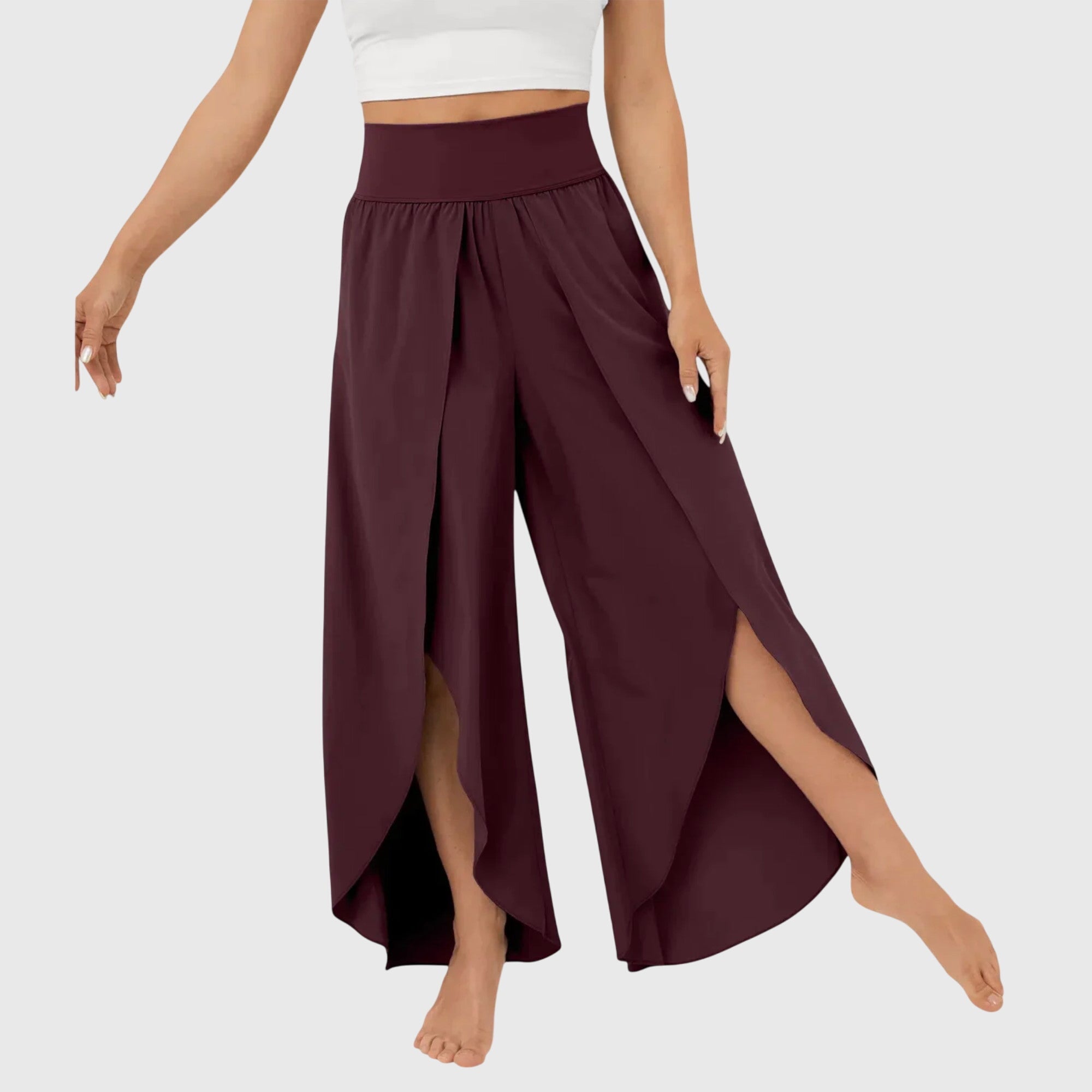 Vianna Flared Shorts-Lined Trousers