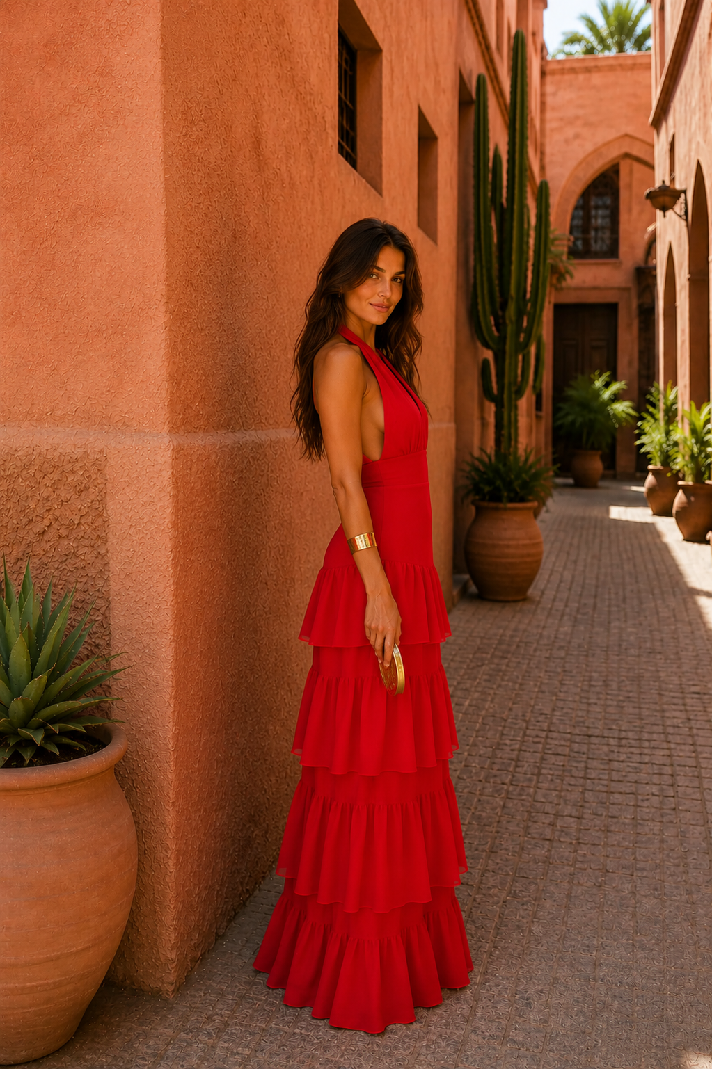 Red Manila Dress