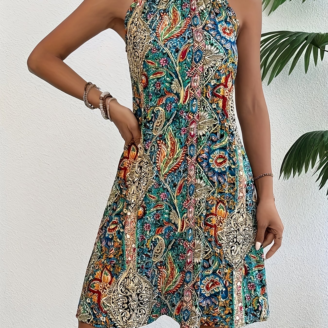 Delaney | Halter Neck Mini Dress