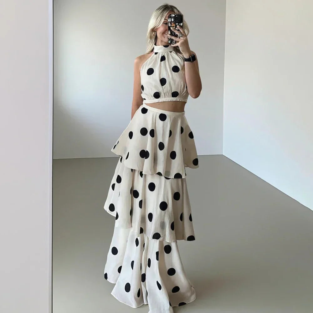 Luna | Timeless Elegance Polka Dot Set
