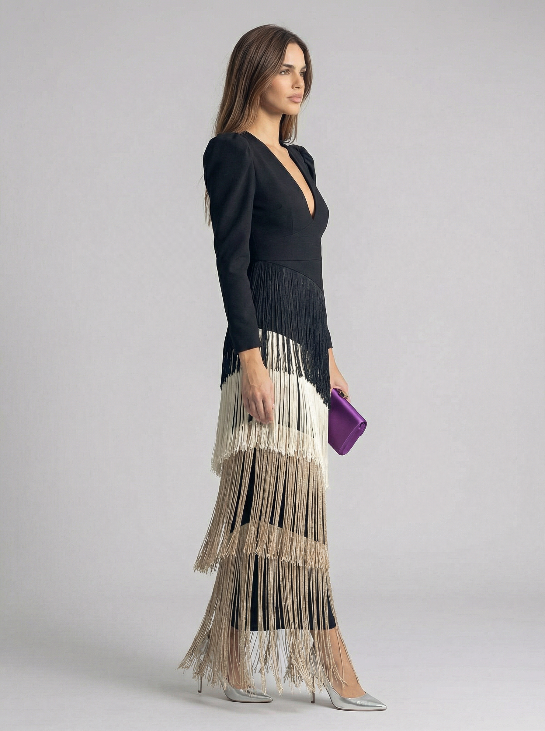 Sage Fringe | Detail Dress
