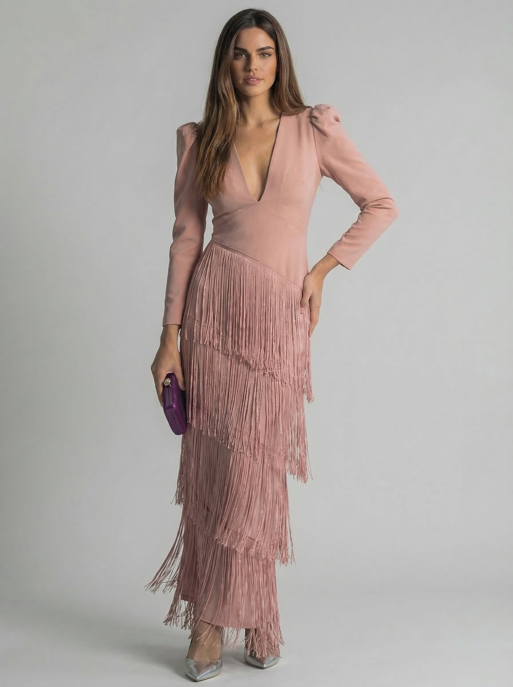 Sage Fringe | Detail Dress
