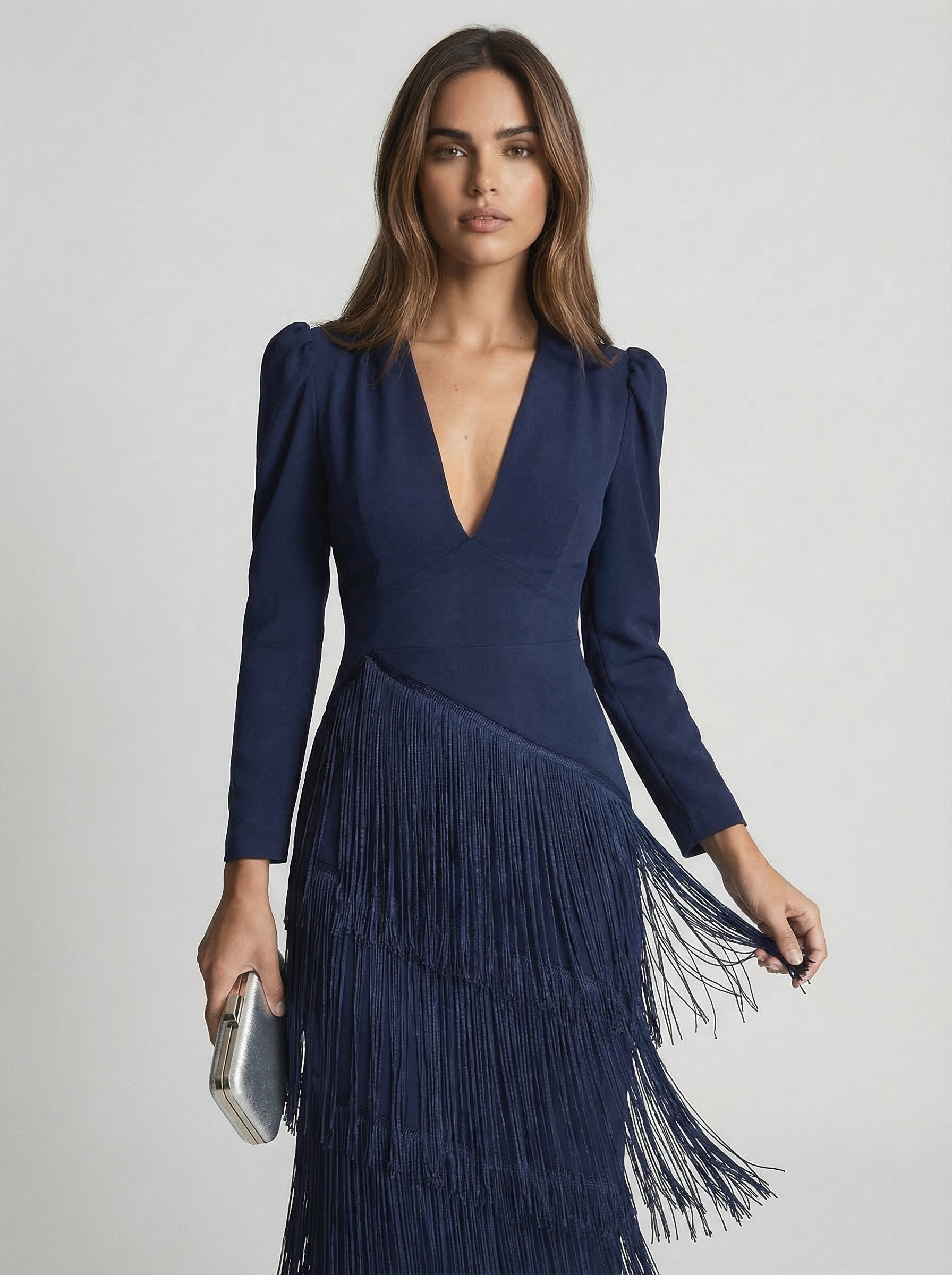 Sage Fringe | Detail Dress