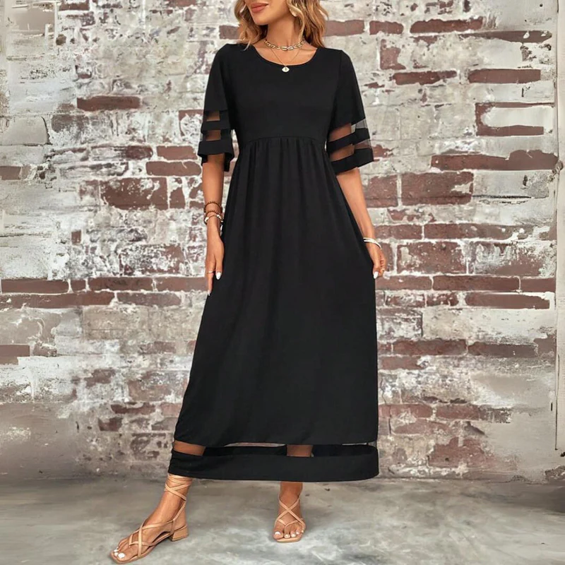 Cerelia | Elegant Midi Dress with Tummy-Smoothing Design