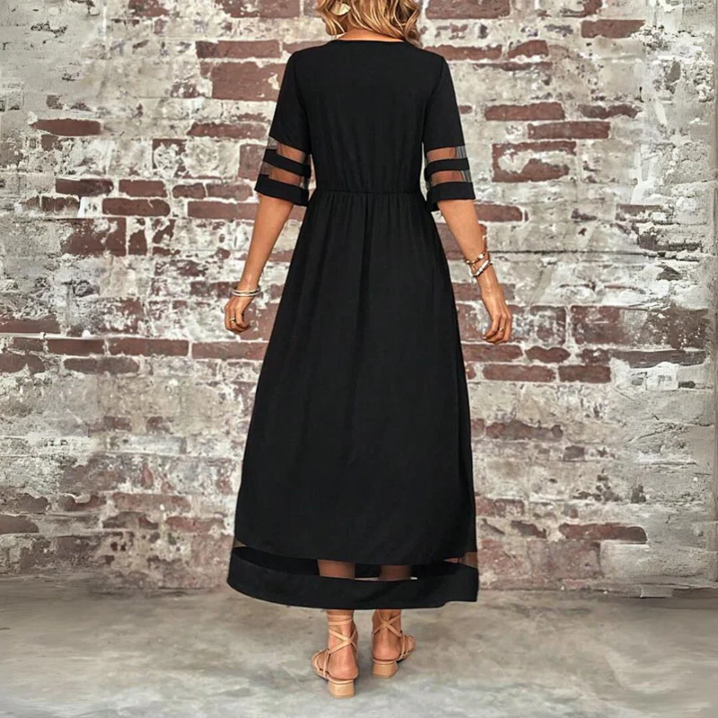 Cerelia | Elegant Midi Dress with Tummy-Smoothing Design